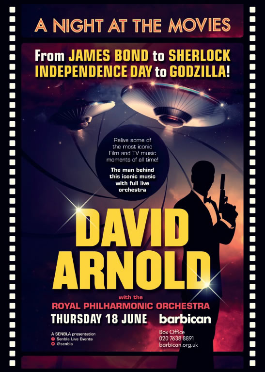 David Arnold Live in Concert A Night at Movies